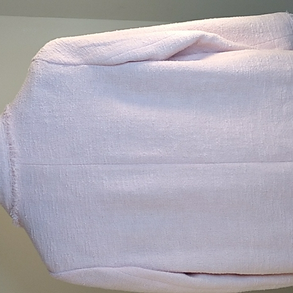 Zara Blush Pink Boucle Blazer Small - Picture 6 of 6